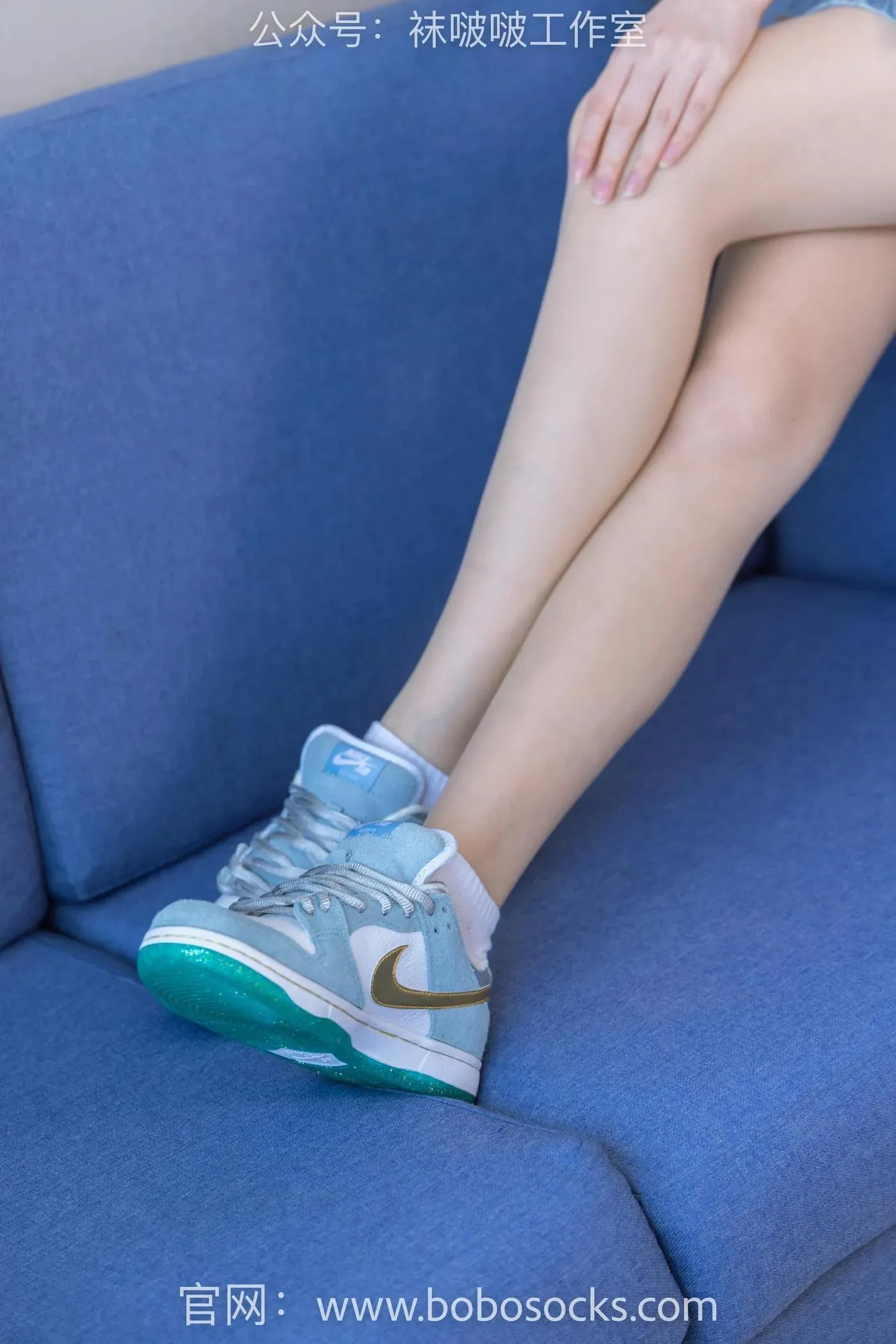 [BoBoSocks袜啵啵]NO.123 小甜豆-板鞋、白棉袜、肉丝 [140P]插图